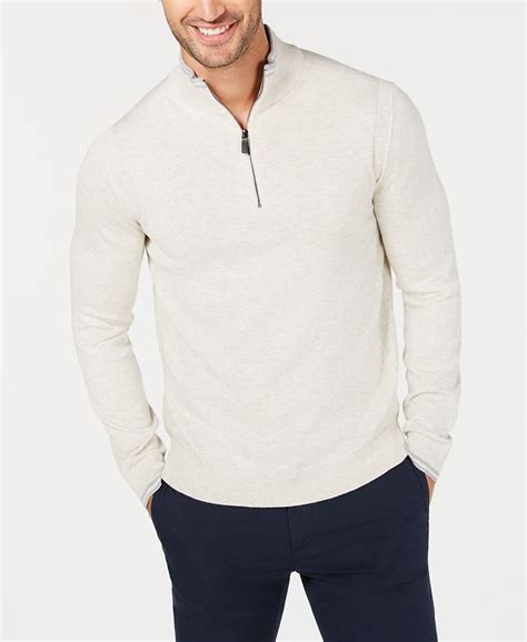 michael kors men's quarter zip|Merino Wool Quarter.